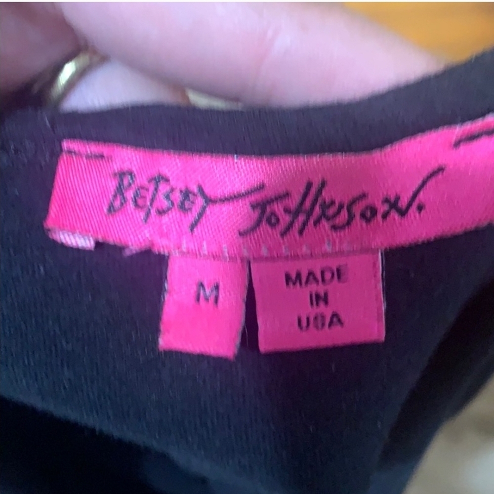 Betsey Johnson Black Sleeveless Bodycon Mini Dress - Picture 4 of 4